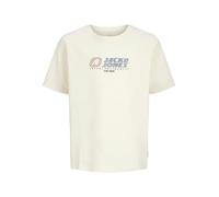 JACK & JONES Front Print Tee Jcotier T-Shirt imprimé sur Le Devant SS CN Sn JNR Homme