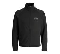 JACK & JONES Full Zip Jcocnz Structure Sweat zippé intégral Sn, Noir, XL Homme