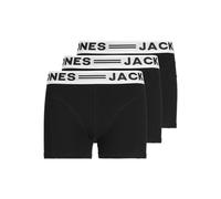 JACK & JONES Garçon Sense Trunks 3-pack Noos Jr Short, Noir (Black Detail: Black & Black), 140 EU