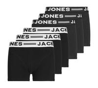 Jack&Jones Garçons Boxer, 6er Paquet - Sense Caleçons, Coton Stretch, Log