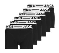 Jack&Jones Garçons Boxer, 6er Paquet - Sense Caleçons, Coton Stretch, Log