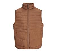 JACK & JONES Gilet matelassé pour homme, Mocha Bisque., S