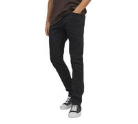JACK & JONES Glenn Jean slim pour homme en tissu stretch haute performance confortable toute la journée braguette à boutons, Noir , 36W / 34L