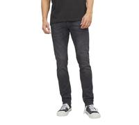 JACK & JONES Glenn Jean slim pour homme en tissu stretch haute performance confortable toute la journée braguette à boutons, gris foncé, 33W / 32L