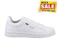 JACK & JONES Homme Jfwhaven Tumble PU Nubuck, Blanc éclatant, 41 EU