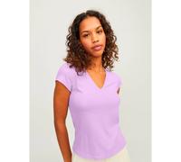 Jack & Jones Hayden Short Sleeve V Neck T-shirt Violet XS Femme