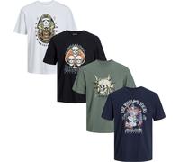 Jack & Jones Heavens 4-Pack Combi Deal Multicolore - Grand S