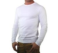 Jack & Jones Homme Basic O-neck Tee L/S Noos shirt, Blanc (Optical White), L EU