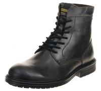 Jack & Jones Homme Bottes en Cuir Delaney Chaussure Bateau, Anthracite, 46 EU