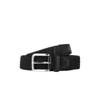 JACK & JONES Herren Jacspring Woven Belt Noos G rtel, Schwarz (Black Black), 105 EU