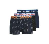 Jack & Jones Homme Jachenrik Trunks 3 Pack Noos Boxer, Multicolore (Blazer Bleu Marine), M EU