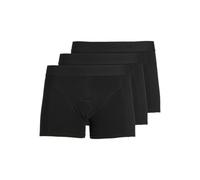 JACK & JONES Homme Jacjames Trunks 3 Pack Noos Caleçon Boxeur, Noir (3x), L EU