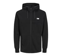 JACK & JONES Sweat à Capuche zippé Sweat à Capuche zippé Logo Black m Black m