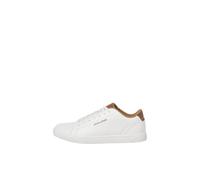JACK & JONES Homme Jfwbosley PU Sneaker Noos Baskets, Blanc, 46 EU