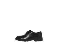 JACK & JONES Homme Jfwdax Leather Lace Styd Noos Chaussures à Lacets, Charbon, 45 EU