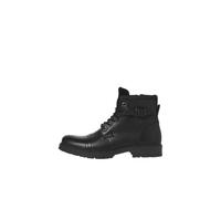 JACK & JONES Homme Jfwdexter Bottes en Cuir Sn Bottines à Lacets, Anthracite, 42 EU