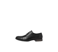 JACK & JONES Homme Jfwraymond Leather Chaussures Basses, Anthracite, 43 EU