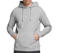 Sweat à capuche Standard Fit Manches longues Gris Clair en coton Luka Yves Gris S