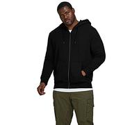 Jack & Jones Homme Jjebasic Sweat Zip Hood Noos Pull Cardigan, Noir, 4XL EU