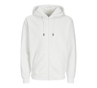 Jack & Jones Homme Jjebradley Noos Zippé À Capuche Veste De Sweatshirt, Cloud Dancer, XL EU