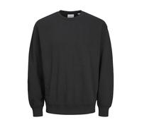 JACK & JONES Homme Jjecharge Sweat Crew Neck Noos Maillot De Survêtement, Noir, S EU