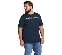 Jack & Jones Homme Jjecorp Logo T-shirt Crew Neck Noos Ps T shirt, Blazer Bleu Marine., 4XL Grande taille EU