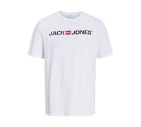 Jack & Jones Homme Jjecorp Logo Tee Crew Neck Noos T Shirt, Blanc (White ), XS EU