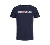 Jack & Jones Homme Jjecorp Logo Tee Crew Neck Noos T shirt, Blau (Navy Blazer Detail: Slim Fit), L EU