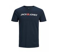 Jack & Jones Homme Jjecorp Logo Tee Crew Neck Noos T Shirt, Bleu (Navy Blazer ), M EU