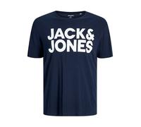 Jack & Jones Homme Jjecorp Logo Tee O-Neck Noos Pls T-Shirt, Bleu-Marine, 7XL EU