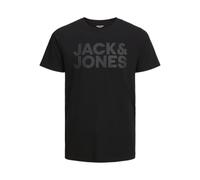 Jack & Jones Homme Jjecorp Logo Tee O-Neck Noos T-Shirt, Noir, Coupe : Slim, Grand Imprimé, Noir, XXL EU