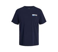 Jack & Jones Homme Jjecorp Logo Tee Play O-Neck Noos T-Shirts pour, Navy Blazer P4 Small Print, L EU