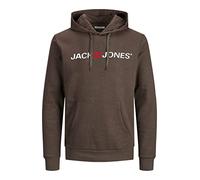 JACK & JONES Homme JJECORP Old Logo Sweat Hood, Mulch/REG FIT, M (EU)