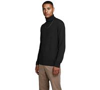 Jack & Jones Homme Jjeemil Knit Roll Neck Noos Pull col roul , Noir (Black Black), L EU