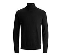 Jack & Jones Homme Jjeemil Knit Roll Neck Noos Pull col roul , Noir (Black Black), L EU
