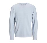 Jack & Jones Homme Jjegeorge Knit Crew Neck Noos Pull en Tricot, Chambray Blue, L EU