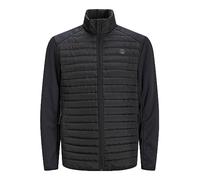 JACK & JONES Jjemulti Quilted Collar Noos Veste matelassée, Noir-Détails : Manches à Enfiler, XXL Hommes