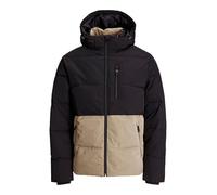 JACK & JONES Veste d’hiver 'EOWEN' beige / noir, Taille S