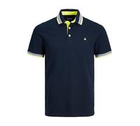 Jack & Jones Essential Paulos Plus Size Short Sleeve Polo Bleu 4XL Homme