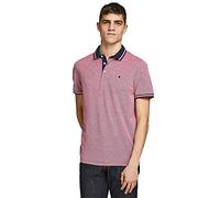 Jack & Jones Homme Jjepaulos Noos Polo, Rio Rouge, XL EU