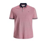 Jack & Jones Jjepaulos Polo SS Noos Pls Tricot, Rio Red Detail:PS, 4XL Grande Taille Homme