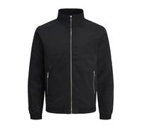 JACK & JONES Homme Jjerush Harrington Bomber Blouson Aviateur, Noir, M EU