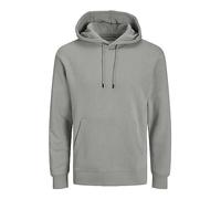 JACK & JONES Homme Jjestar Basic Hood Noos Sweat-Shirt À Capuche, Ultimate Grey, M EU