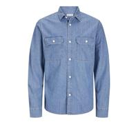 Jack & Jones Travis Long Sleeve Shirt Bleu L Homme
