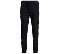 Jogger Tapered Fit Noir en coton Noir L