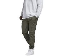 Jack & Jones Plus Pantalon cargo 'Paul' vert foncé, Taille 29-30