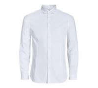 Jack & Jones Homme Jjprparma T-shirt L/S Noos Chemise d affaires, Blanc, XXL EU