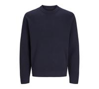 JACK & JONES Homme Jprblamilano Stitch Knit Crew Neck Pull en Tricot, Bleu Nuit, L EU