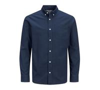 Jack & Jones Homme Jprbrook Oxford Shirt L/S Noos chemise, Navy Blazer/Fit:slim Fit, L EU