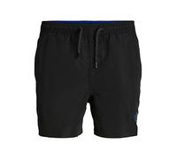 JACK & JONES Homme Jpstfiji Jjswim Solid Sn LY Short De Bain, Noir, M EU